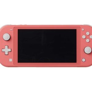 Nintendo Switch Lite -Coral with Protective Case And Power Cord